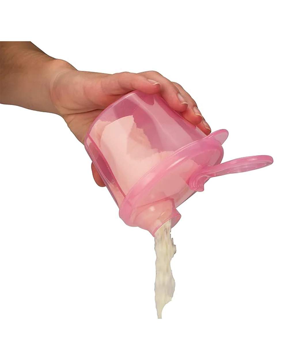 Dr. Brown's Milk Powder Dispenser-With Easy Pour Spout & Secure Snap On Lid-Pink - Image 5