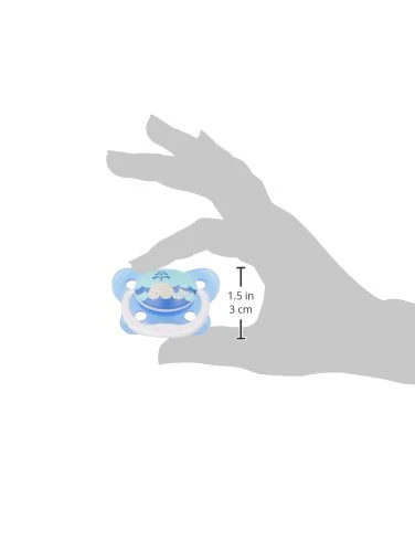 Dr. Brown's Prevent Soother-Butterfly Shield-Blue-Orthodontic-0 to 6M-Pacifier-Pack of 2 - Image 7