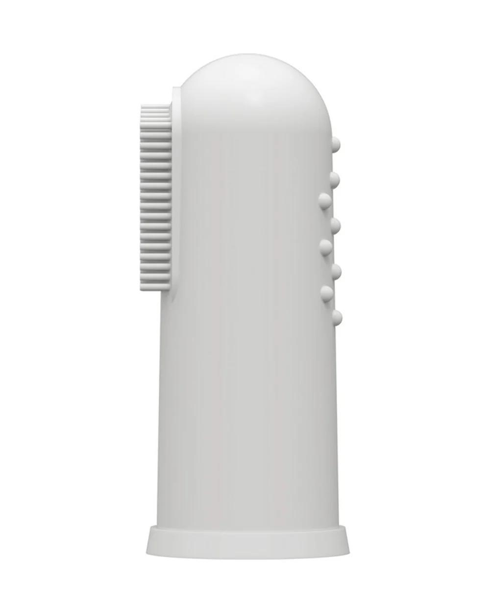Dr. Brown's Silicone Finger Baby Toothbrush with Case-3 to 12M-Grey - Image 5