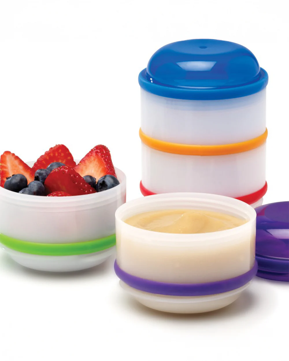 Dr. Brown's Snack-A-Pillar Dipping Cups-Multicolor - Image 2