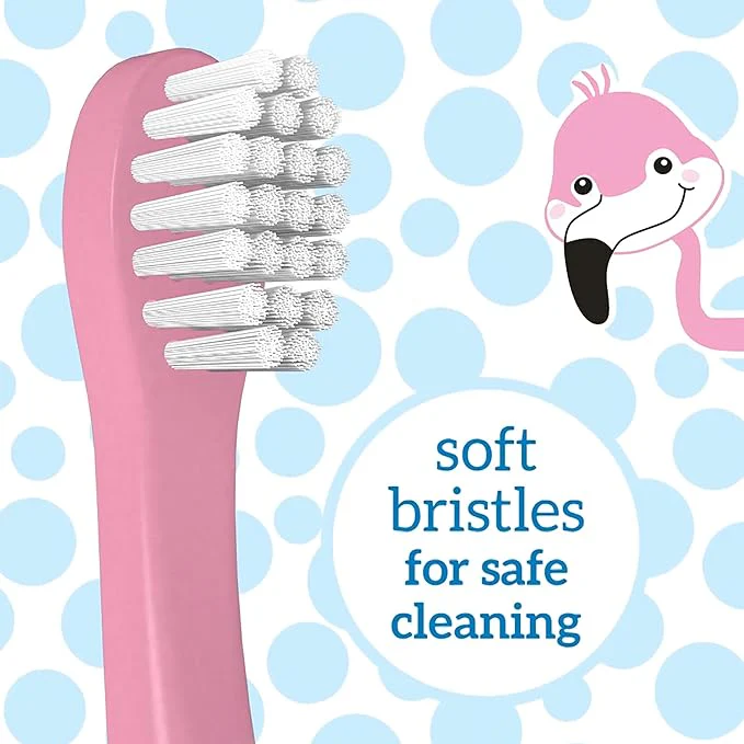 Dr. Brown's Toddler Baby Toothbrush-12 to 48M-Flamingo - Image 4