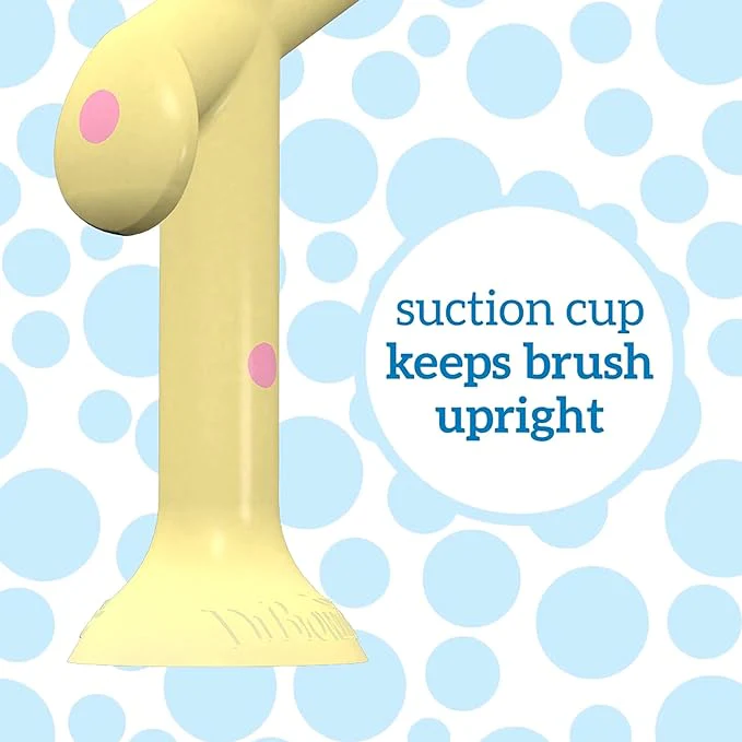 Dr. Brown's Toddler Baby Toothbrush-12 to 48M-Flamingo - Image 6