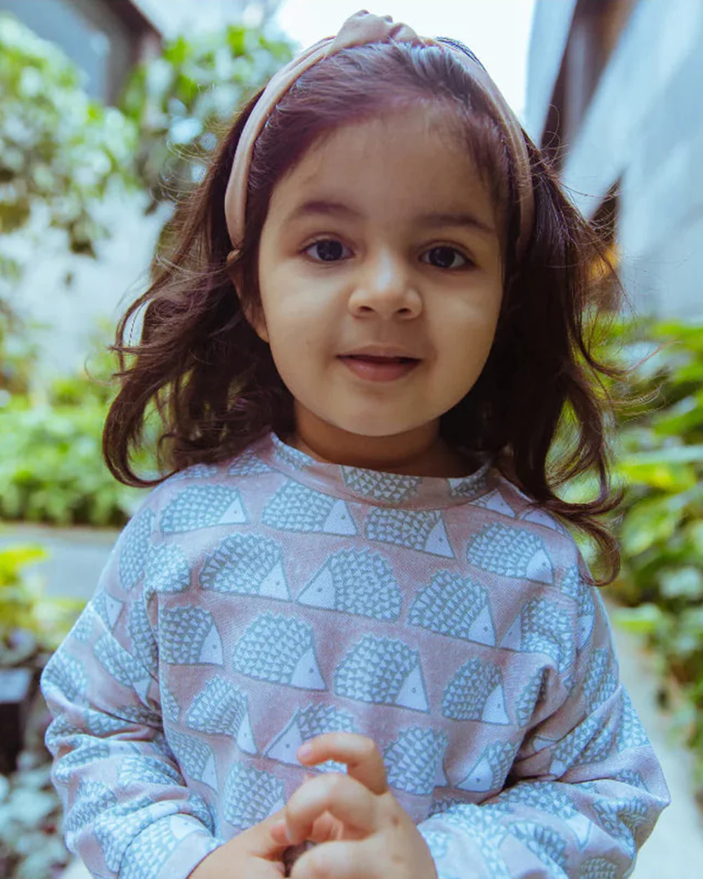 Dulaar My Spikey Friend Greenie Tracksuit-Printed-Organic Cotton-For Infants - Image 3