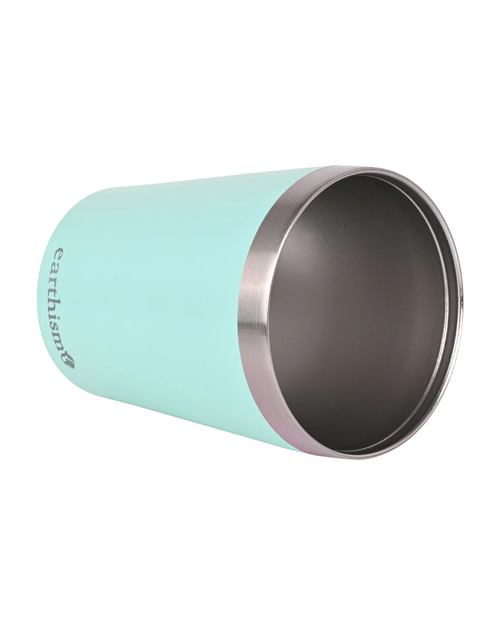 Earthism Double Wall Insulated Stainless Steel Tumbler-Soft Green-With Lid & Straw-For Infants - Image 2