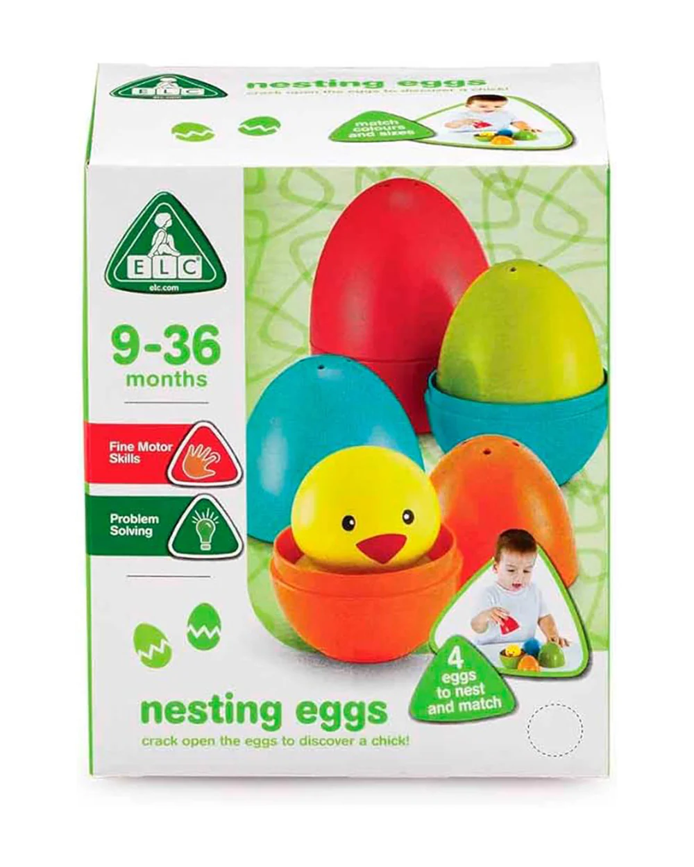 ELC Nesting Eggs-Shape Sorter & Stacker-Learning & Educational Toys-12M+ - Image 4