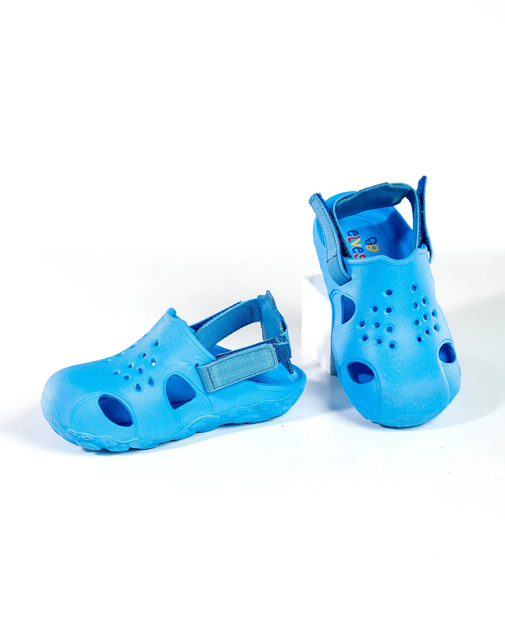 Elves Blue Dory Velcro Clogs-For Infants - Image 2