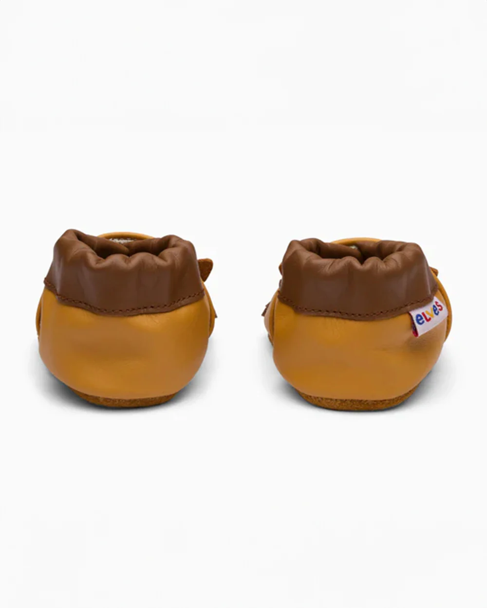 Elves Brown Anti-Skid Slip On Shoes For Infants - Image 4