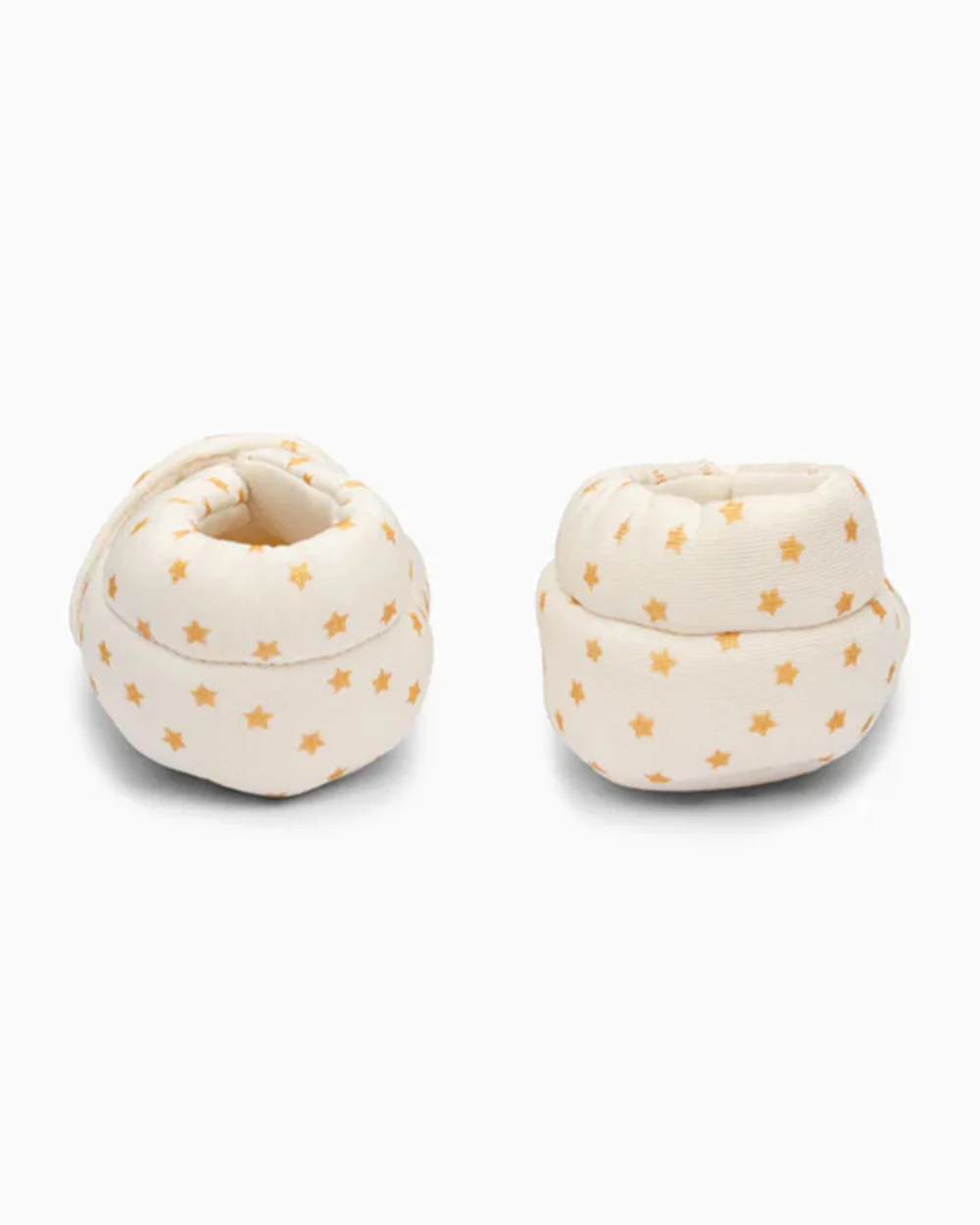 Elves Cream Starred Anti-Skid Slip On Shoes For Infants - Image 4