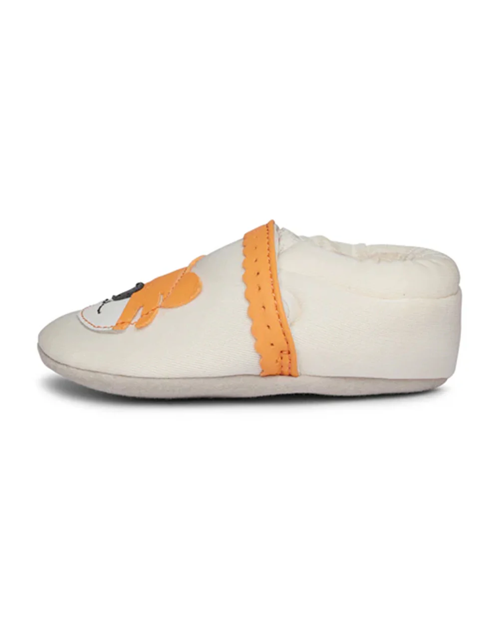 Elves Cream Tigress Anti-Skid Slip On Shoes For Infants - Image 2