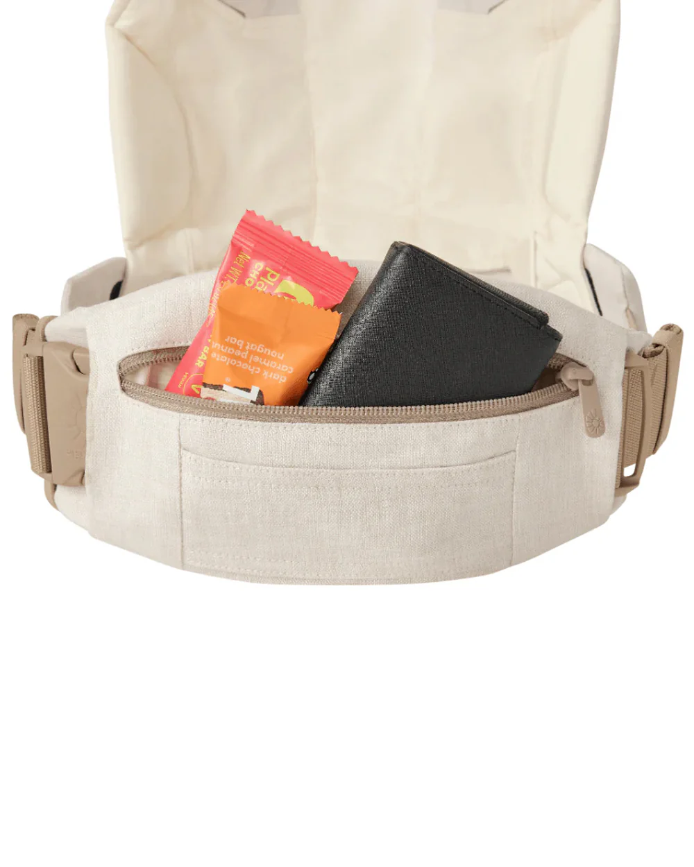 Ergobaby Omni Deluxe Linen Baby Carrier-With 4 Carry Positions-SoftFlex Mesh For Easy Airflow-6 Storage Pockets-Adjustable Head Support-Breastfeeding Friendly-For 0 to 4Y (3.2 to 20 Kg)-Natural Linen - Image 13