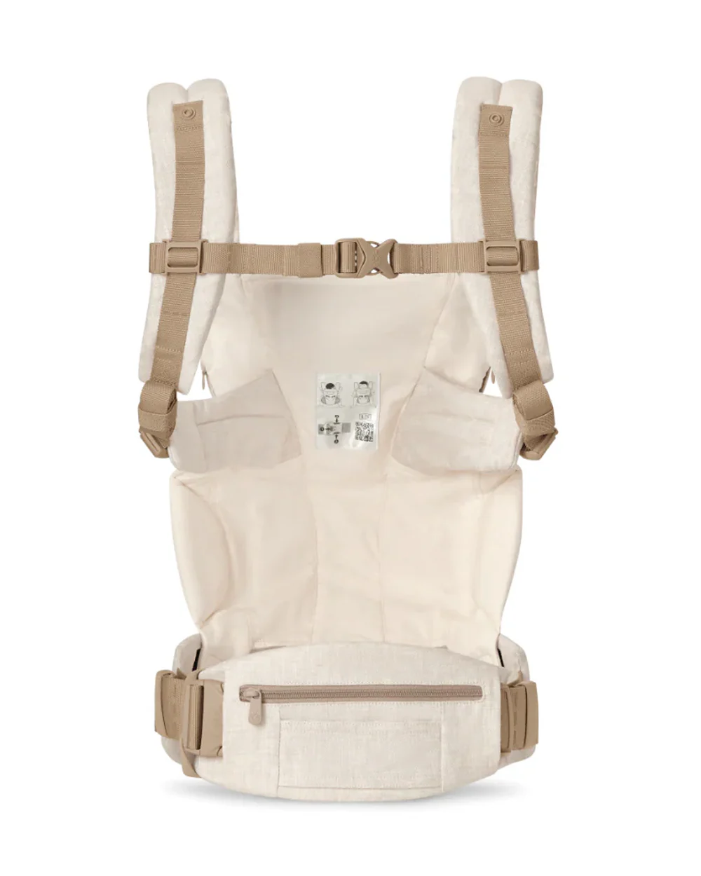 Ergobaby Omni Deluxe Linen Baby Carrier-With 4 Carry Positions-SoftFlex Mesh For Easy Airflow-6 Storage Pockets-Adjustable Head Support-Breastfeeding Friendly-For 0 to 4Y (3.2 to 20 Kg)-Natural Linen - Image 3