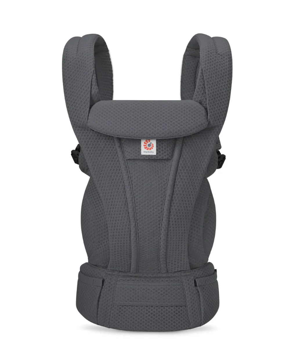 Ergobaby Omni Deluxe Mesh Baby Carrier-With 4 Carry Positions-SoftFlex Mesh For Easy Airflow-6 Storage Pockets-Adjustable Head Support-Breastfeeding Friendly-For 0 to 4Y (3.2 to 20 Kg)-Graphite Grey - Image 2