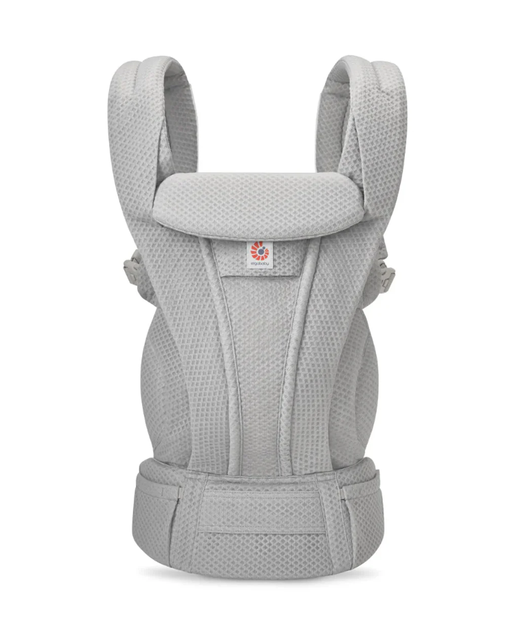 Ergobaby Omni Deluxe Mesh Baby Carrier-With 4 Carry Positions-SoftFlex Mesh For Easy Airflow-6 Storage Pockets-Adjustable Head Support-Breastfeeding Friendly-For 0 to 4Y (3.2 to 20 Kg)-Pearl Grey - Image 2