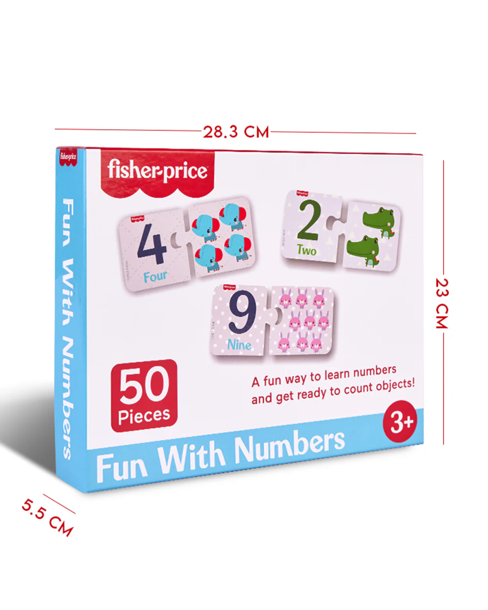 Fisher Price Fun With Numbers Puzzle-50 Pieces-Learning & Educational Toys-24M+ - Image 5
