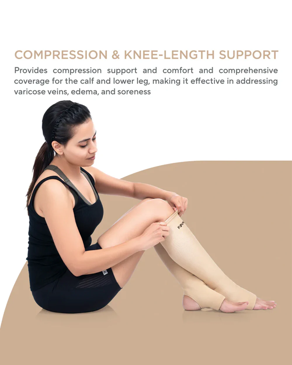Fovera Compression Stockings-Improves Blood Circulation & Relieves Swelling & Leg Pain-During & After Pregnancy - Image 4