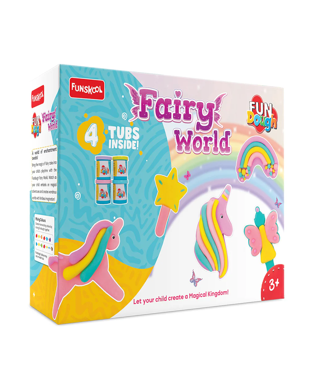 Funskool Fundough Fairy World-Art and Craft Kit-18M+ - Image 2