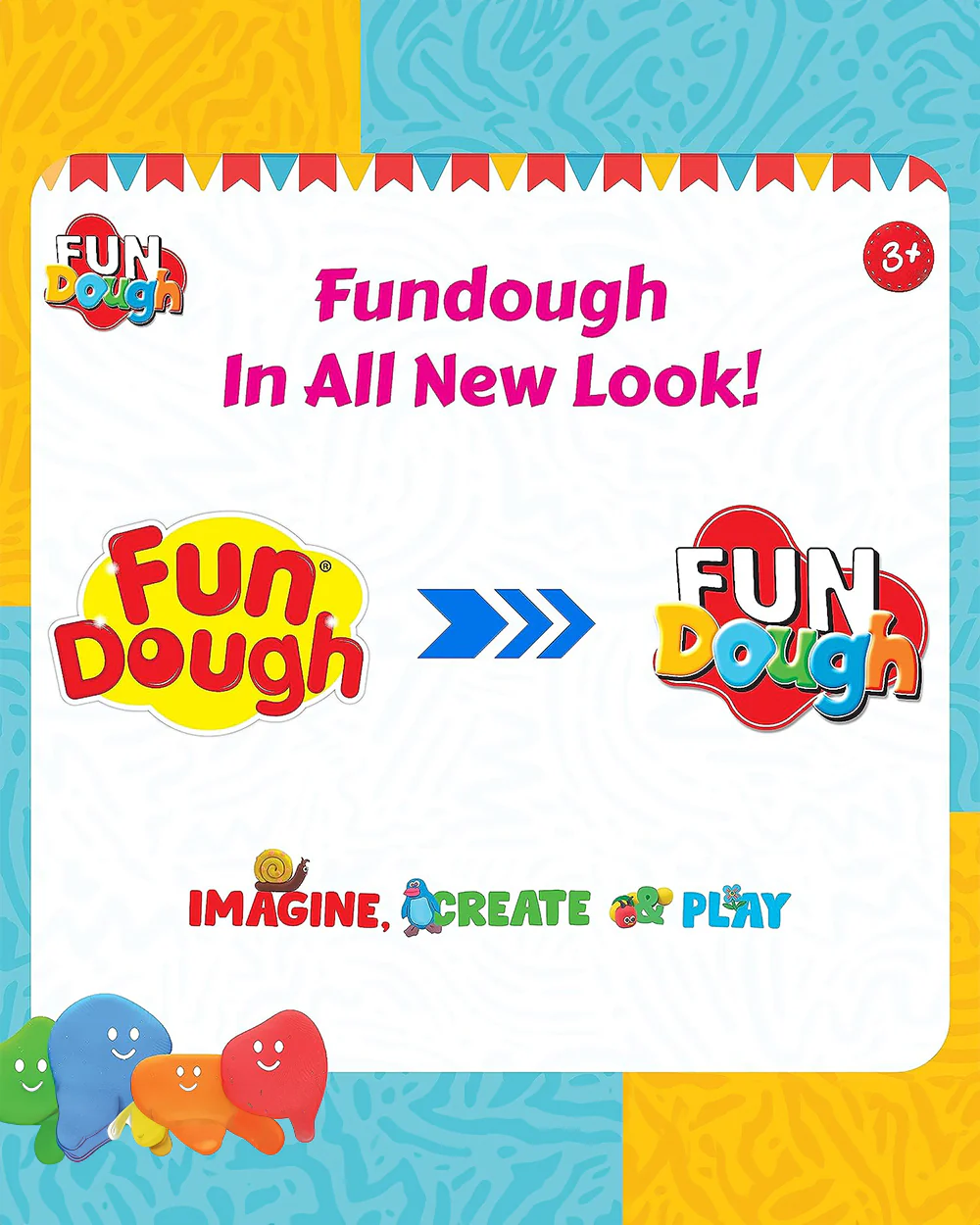 Funskool Fundough Kitchen Set-With Extruder, Kitchen Counter, Mixer, Working Table & 4 Clay Tubs-Art & Craft Kit-18M+ - Image 12