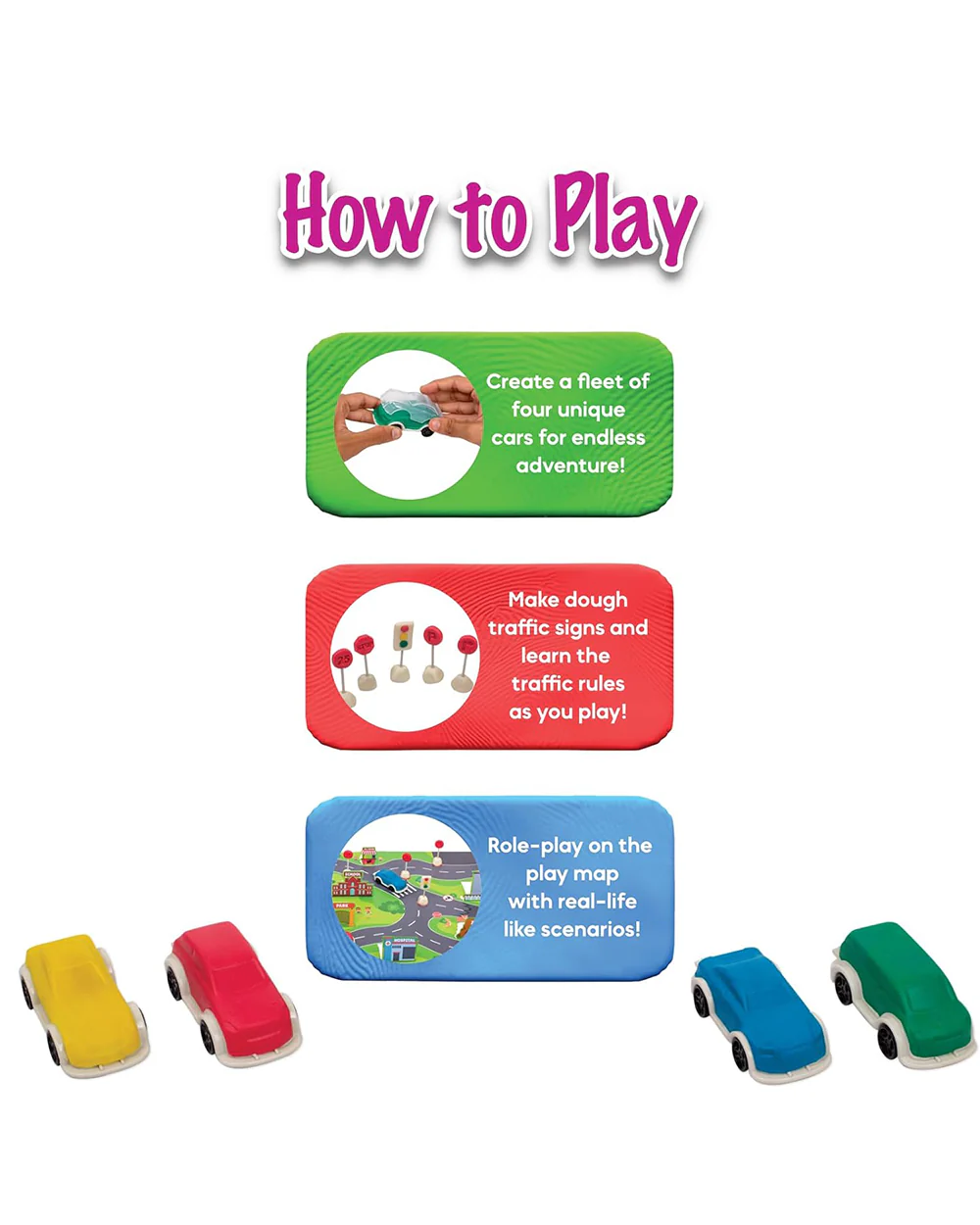 Funskool Fundough Lil Road Explorer-Art and Craft Kit-18M+ - Image 4