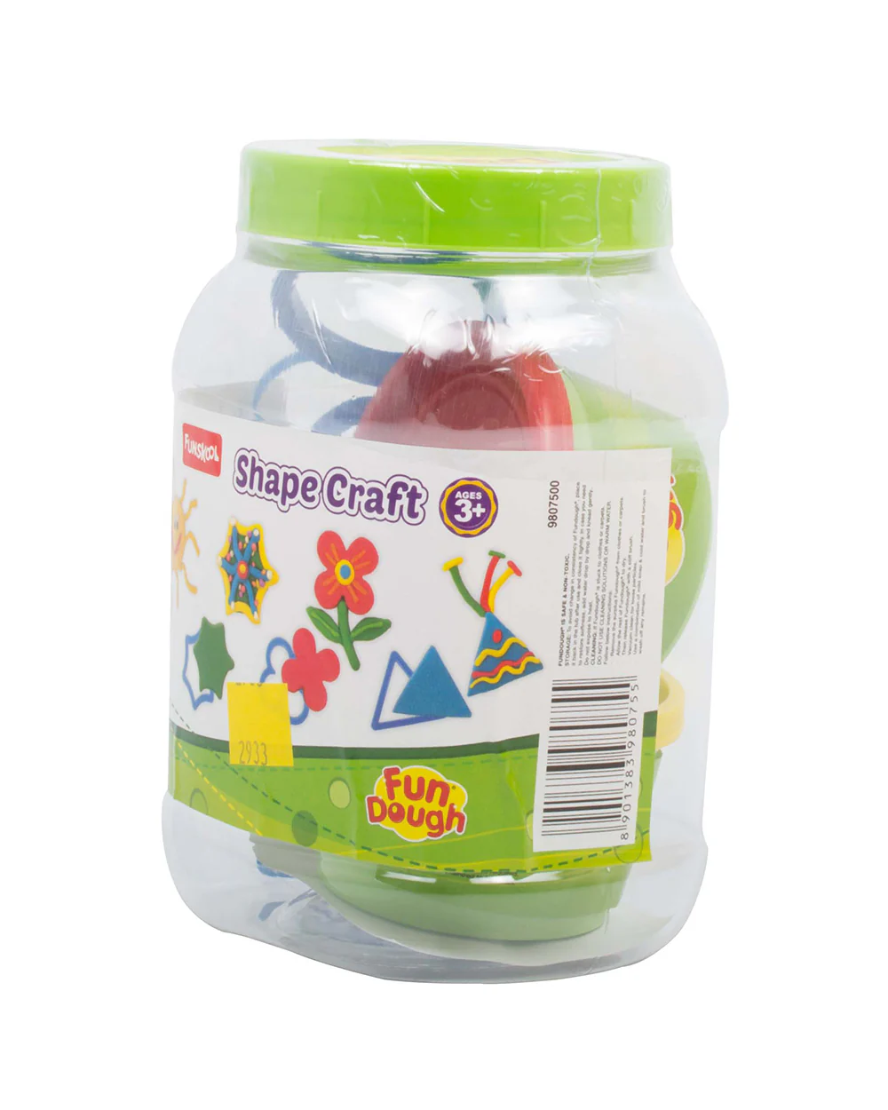 Funskool Fundough Shape-With 4 Shape Cutters & 2 Clay Tubs-Art & Craft Kit-18M+ - Image 3
