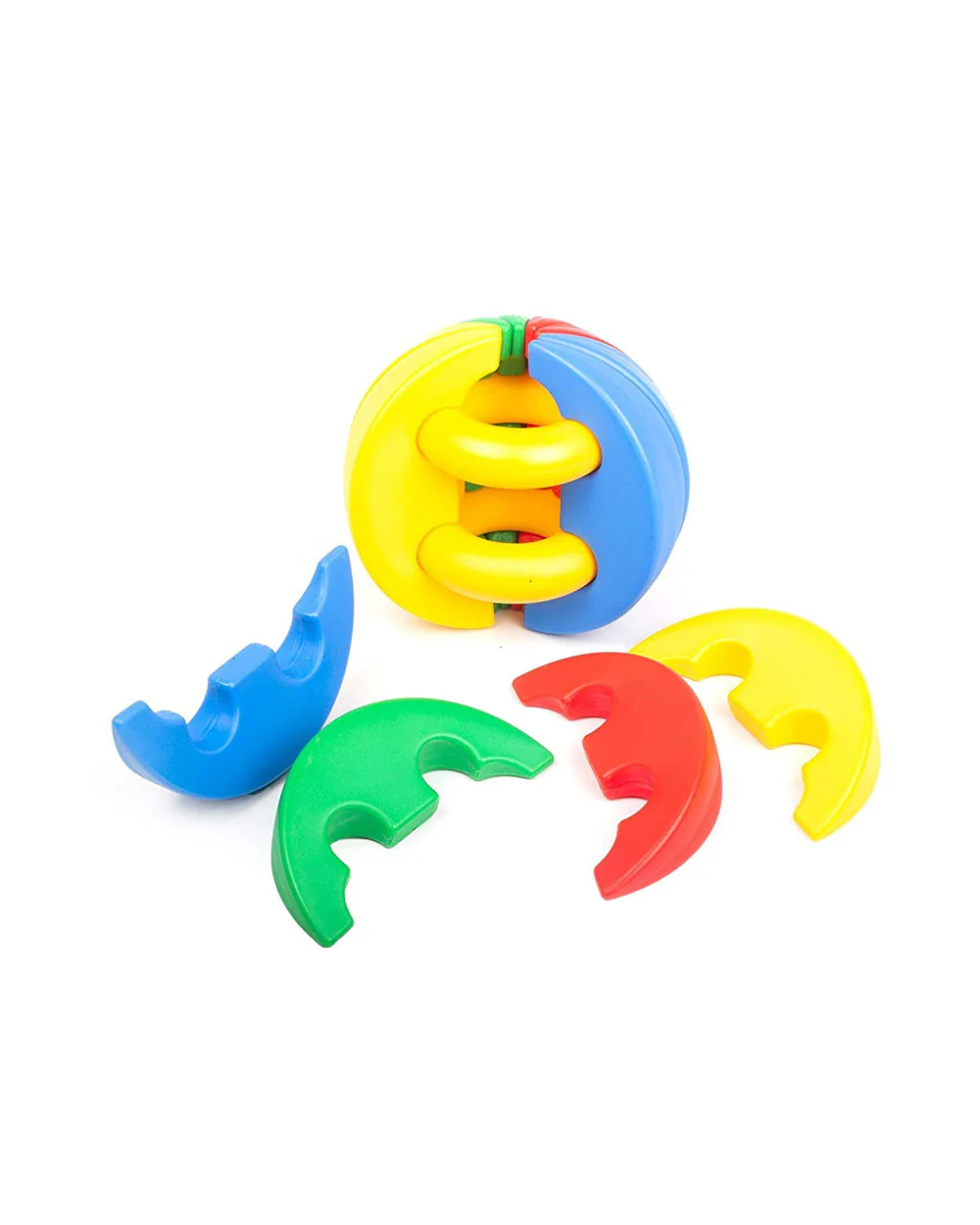 Funskool Giggles Activity Ball-Shape Sorter & Stacker-Learning & Educational Toys-12M+ - Image 2
