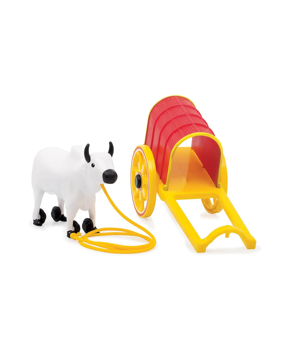 Funskool Giggles Bullock Cart Push & Pull Toy-9M+ - Image 3