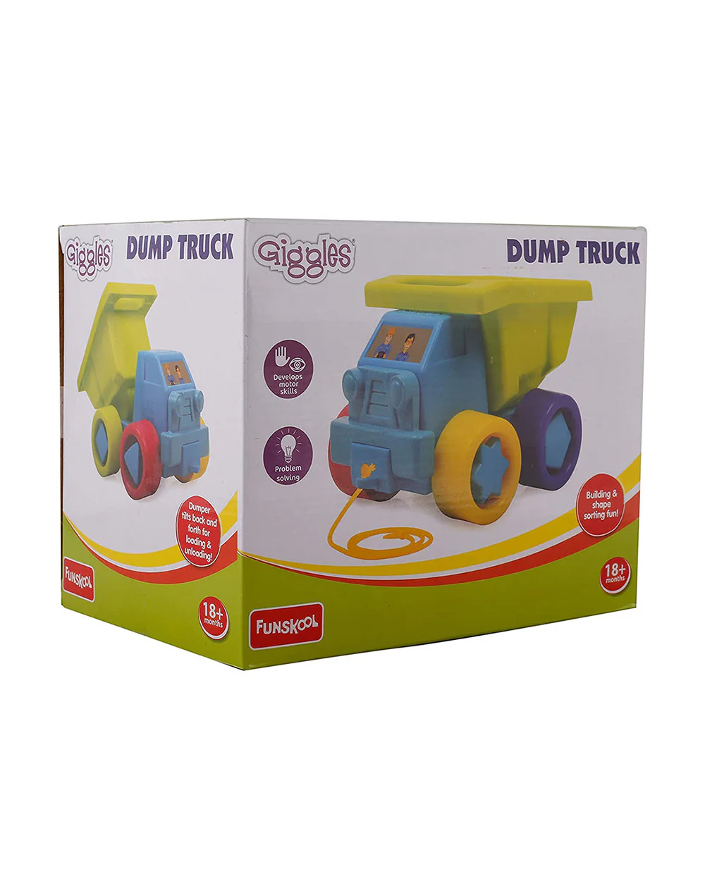 Funskool Giggles Dump Truck Vehicle Toy-9M+