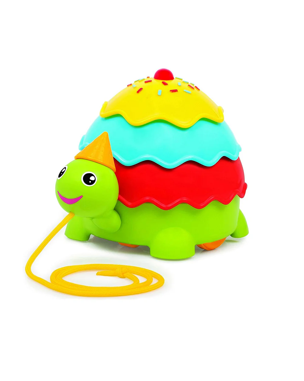 Funskool Giggles Ice Cream Turtle Push & Pull Toy-9M+ - Image 3