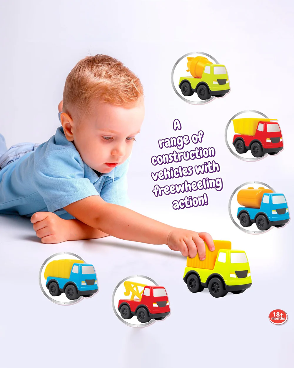 Funskool Giggles Mini  Container Vehicle Toy-9M+ - Image 4