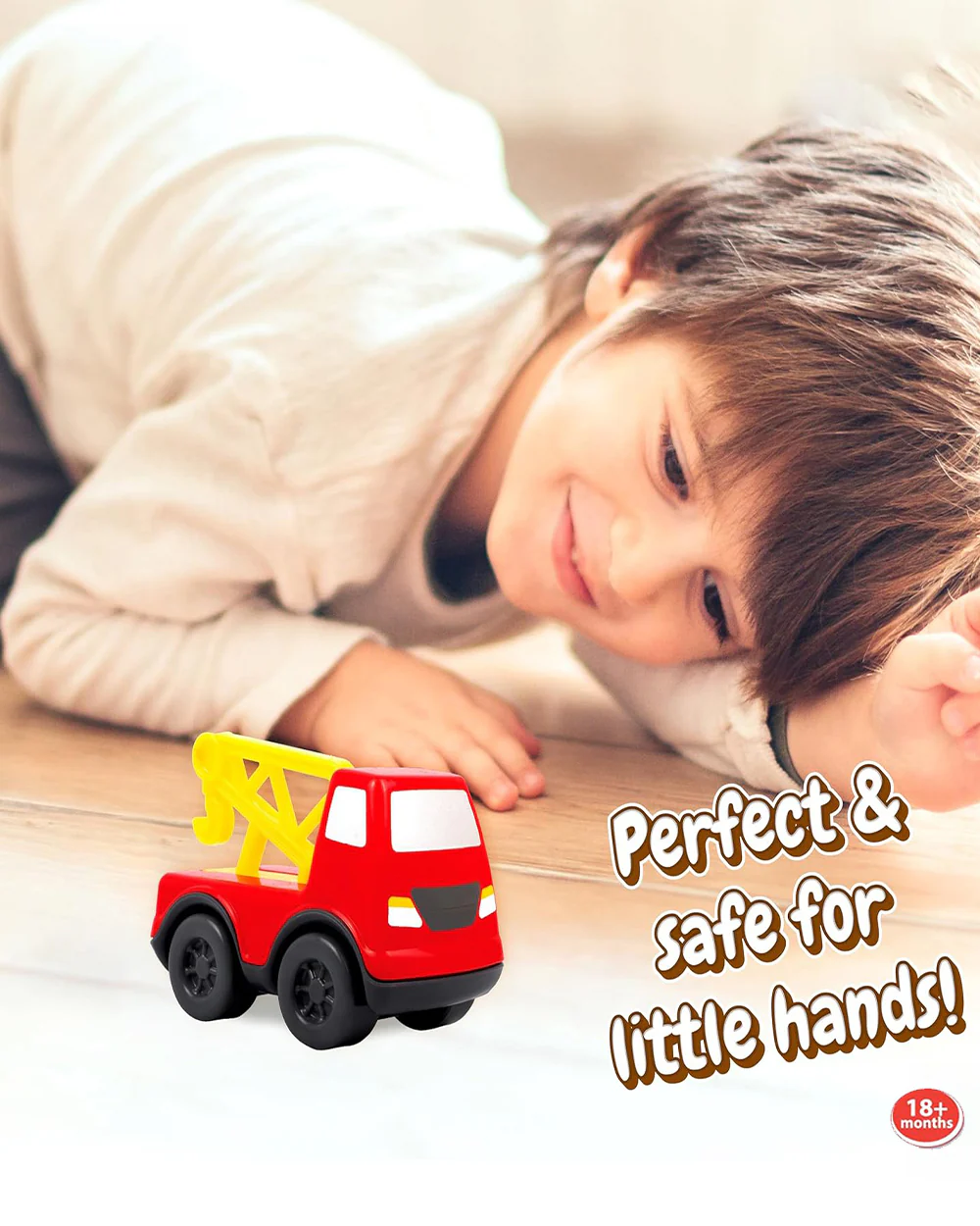 Funskool Giggles Mini Tow Truck Vehicle Toy-9M+ - Image 3