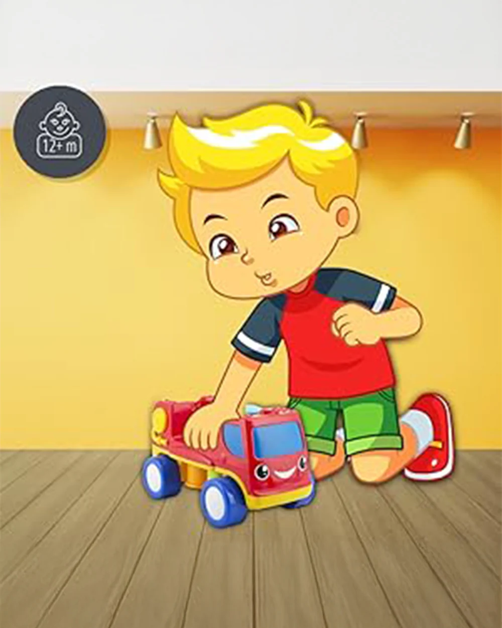 Funskool Giggles Peg Basher Fire Engine Musical Toy-12M+ - Image 13