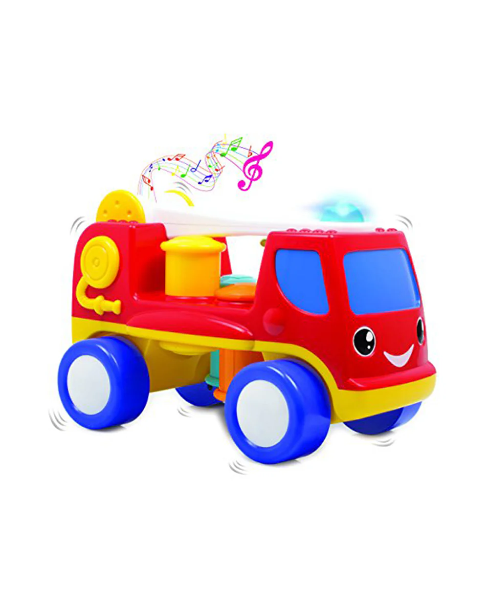 Funskool Giggles Peg Basher Fire Engine Musical Toy-12M+ - Image 4