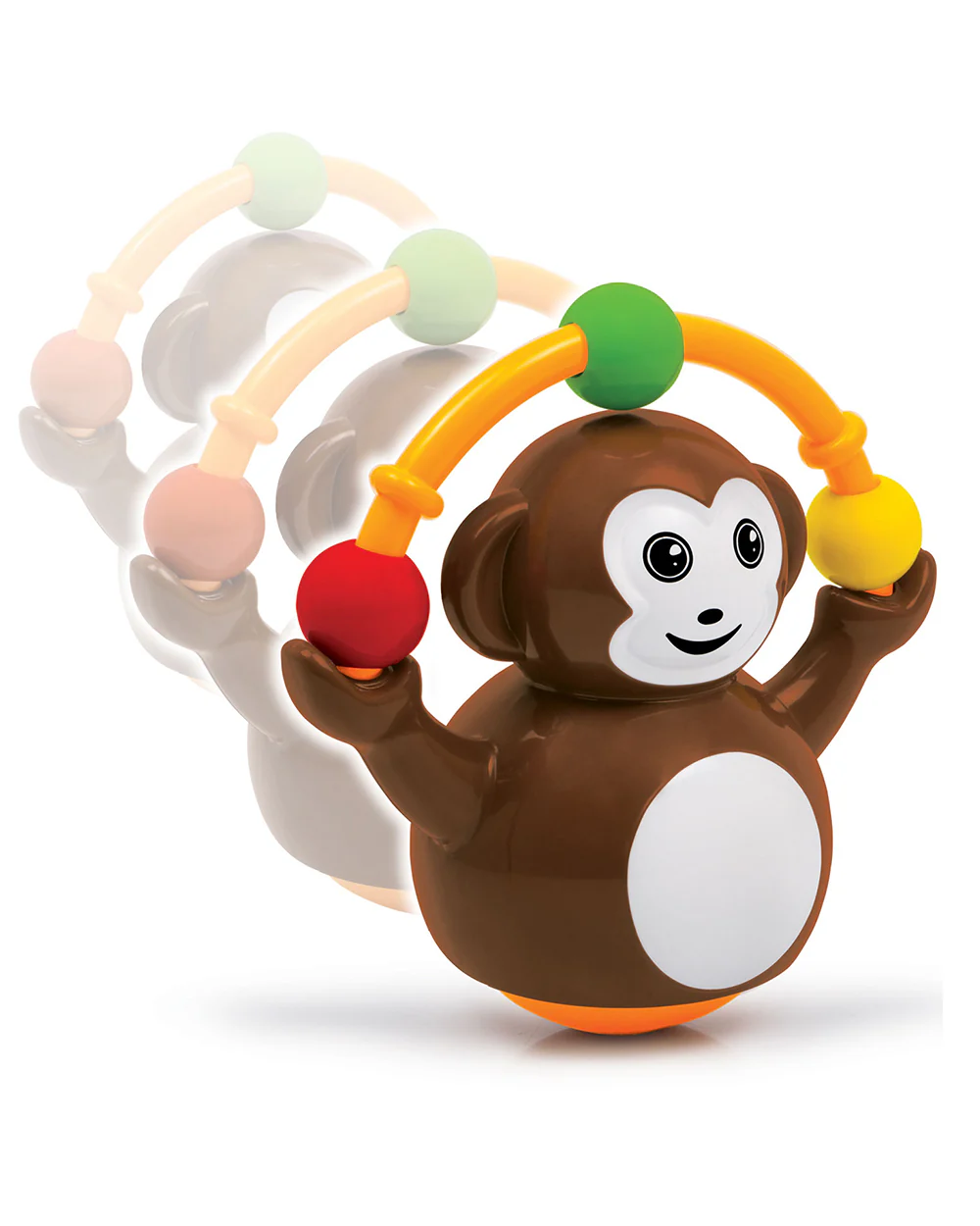 Funskool Giggles Push N Crawl Monkey Vehicle Toy-Brown-9M+ - Image 7