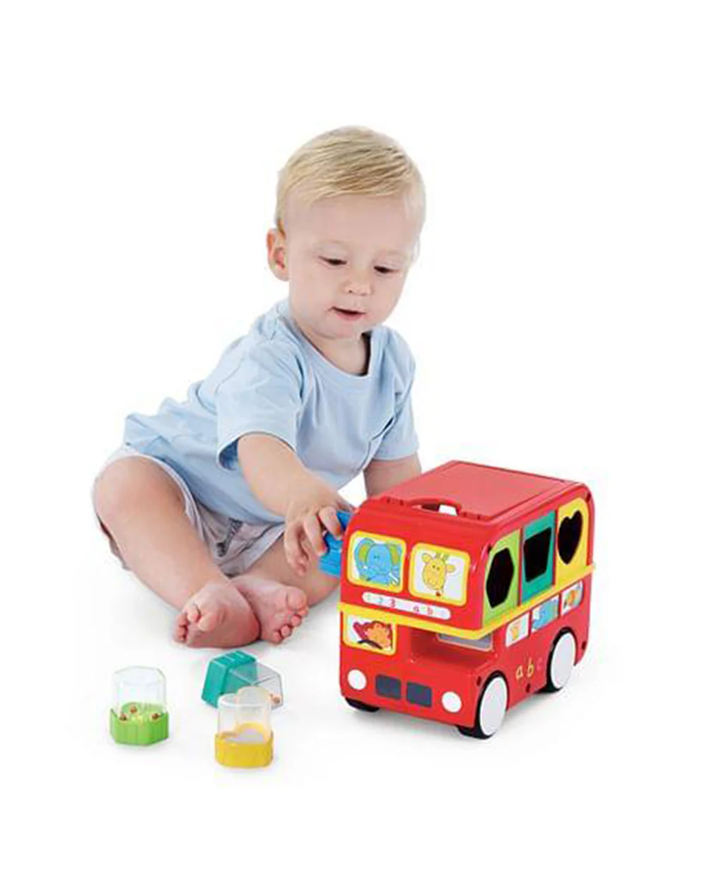 Funskool Giggles Shape Sorting Bus-Shape Sorter & Stacker-Learning & Educational Toys-12M+ - Image 4
