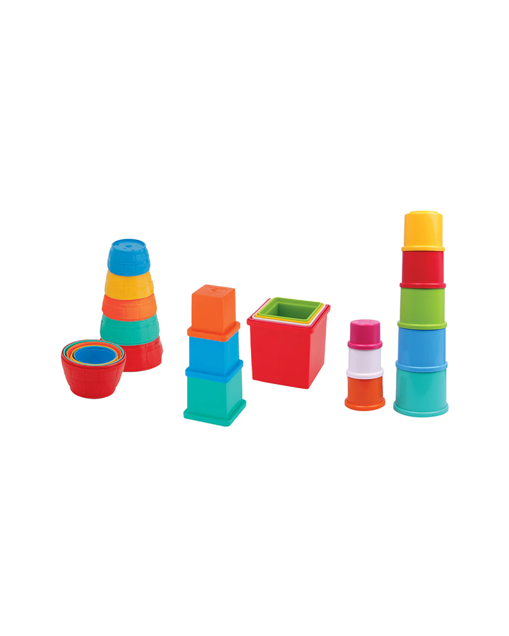 Funskool Giggles Stack N Tumble Gift Set-Shape Sorter & Stacker-Learning & Educational Toys-12M+ - Image 2