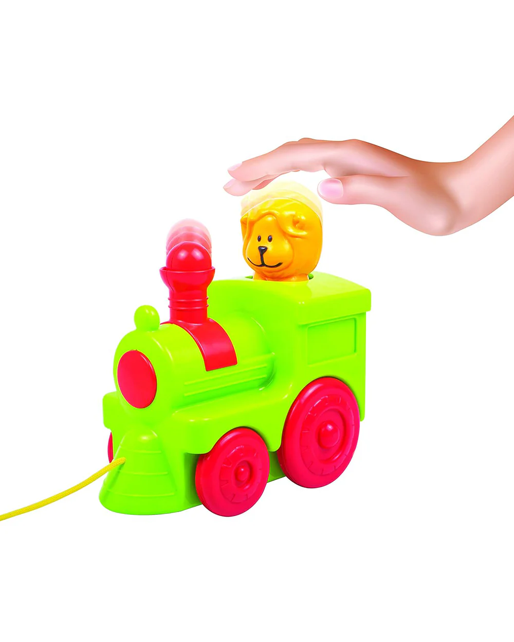 Funskool Giggles Toy Train-Vibrant Colors-Enhances Motor Skills & Hand Eye Coordination-Non Toxic-Push & Pull Toy-9M+ - Image 3