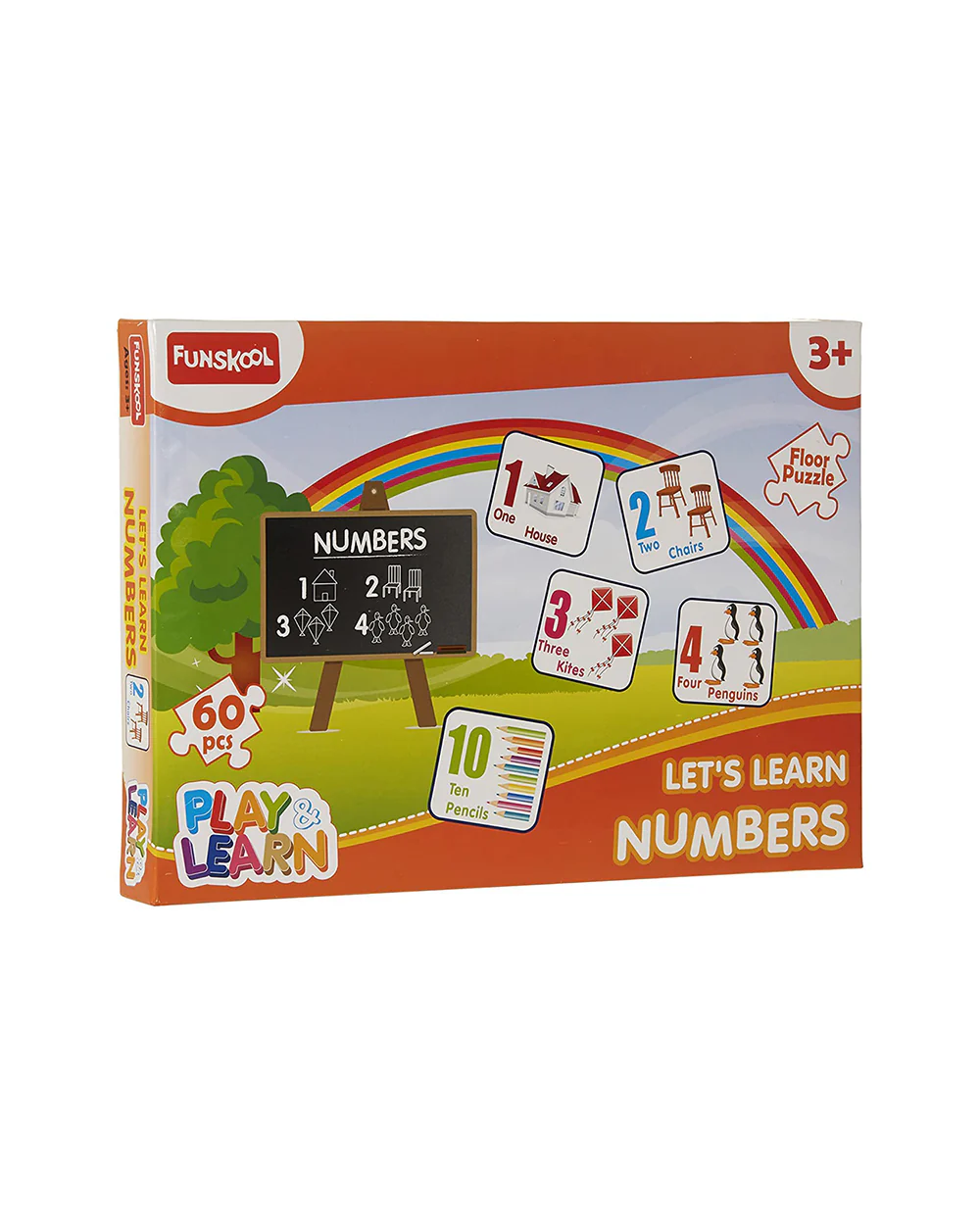 Funskool Play & Learn Numbers Puzzle-60 Pieces-Learning & Educational Toys-24M+ - Image 4