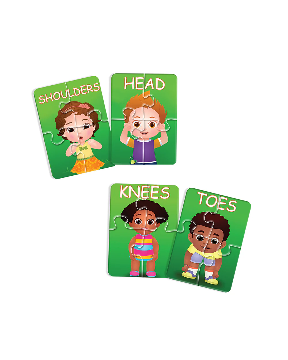 Funskool Puzzles ChuChu TV Body Parts Puzzle-8 x 4 Pieces-Learning & Educational Toys-24M+ - Image 2