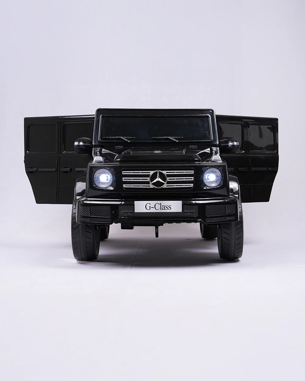 G Wagon Ride On Car-Battery Operated-With Manual or Remote Option to Steer-Tough Tires with Rear Suspension-Integrated Music-Emotorad-For 3Y+ (Upto 30 kg)-Black - Image 11