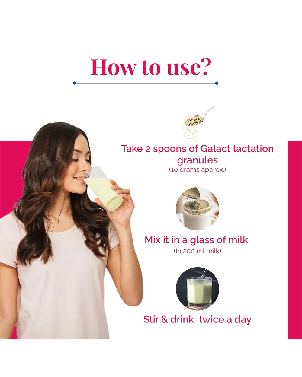 Galact-Emcure Lactation Granules-Elaichi Flavour-Boosts Milk Quantity-Improves Immunity-For Breastfeeding Mothers-Pack of 1 - Image 16