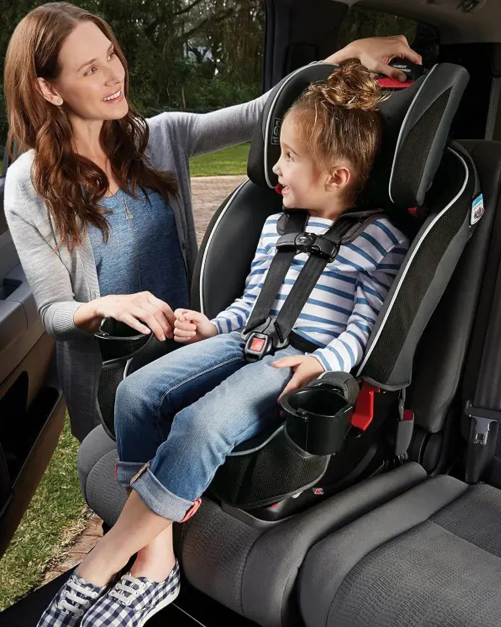 Graco Sequel 65 Baby Car Seat-Convertible (Front & Rear Facing)-6 Position Recline and 10 Position Adjustable Headrest-For 0 to 10Y (Upto 30Kg)-Anabele - Image 8