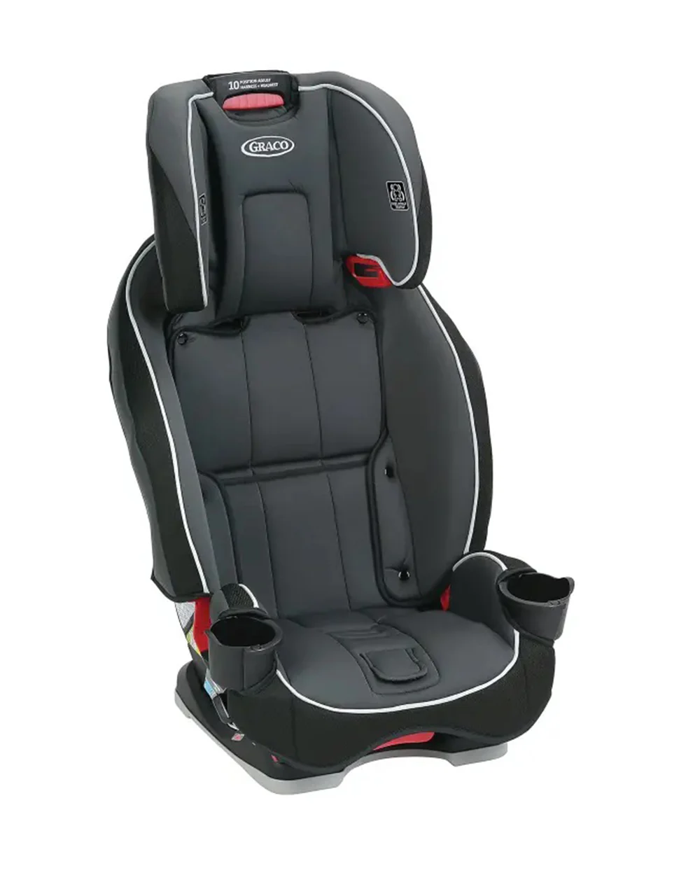 Graco Sequel 65 Baby Car Seat-Convertible (Front & Rear Facing)-6 Position Recline and 10 Position Adjustable Headrest-For 0 to 10Y (Upto 30Kg)-Anabele - Image 9