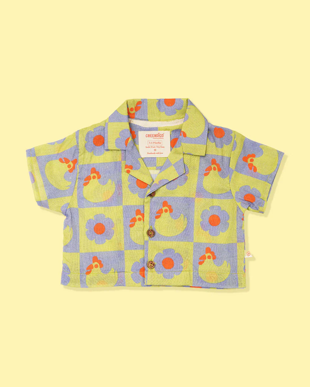 Greendigo Green & Grey Coord Set-Hen House-100% GOTS Certified Organic Cotton-For Infants - Image 3