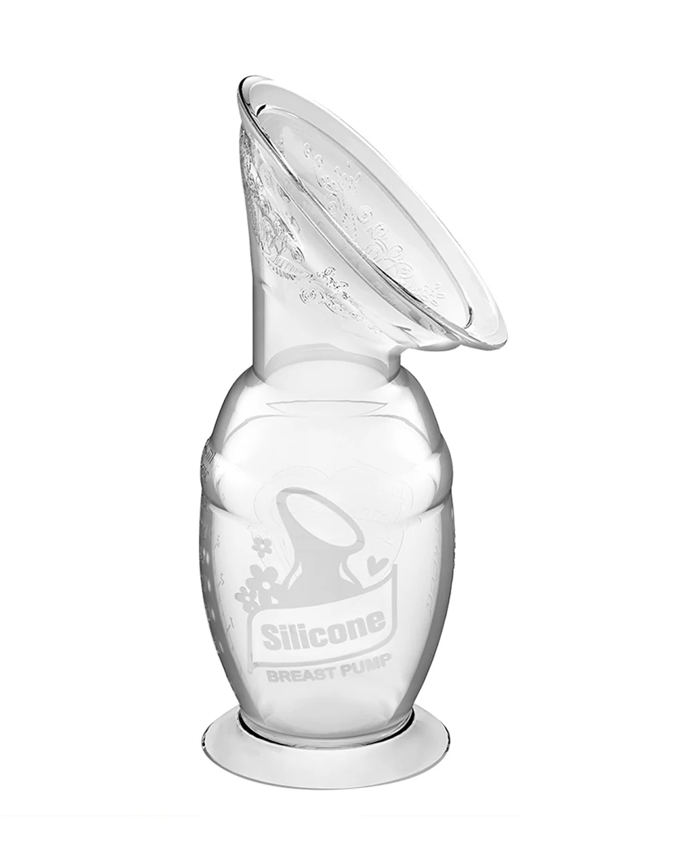 Haakaa Gen 2 Silicone Manual Breast Pump-Comes with Suction Base & Silicone Cap-Compact Size-BPA & PVC Free-Grey - Image 16