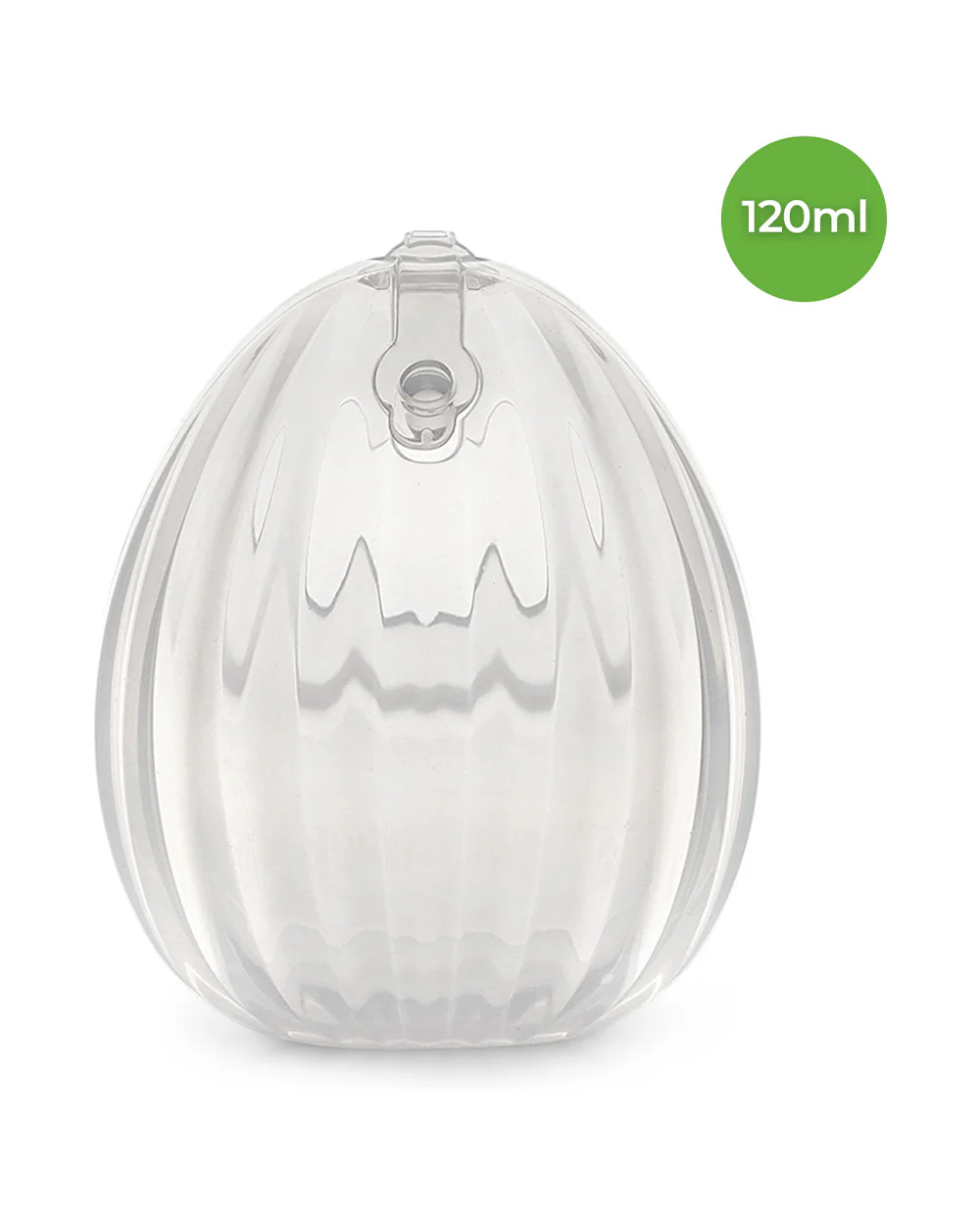Haakaa Shell Wearable Silicone Breast Pump-100% Medical Grade Silicone-Discreet & Hands-Free Design for Comfortable Expression-BPA & PVC Free-120ml - Image 2