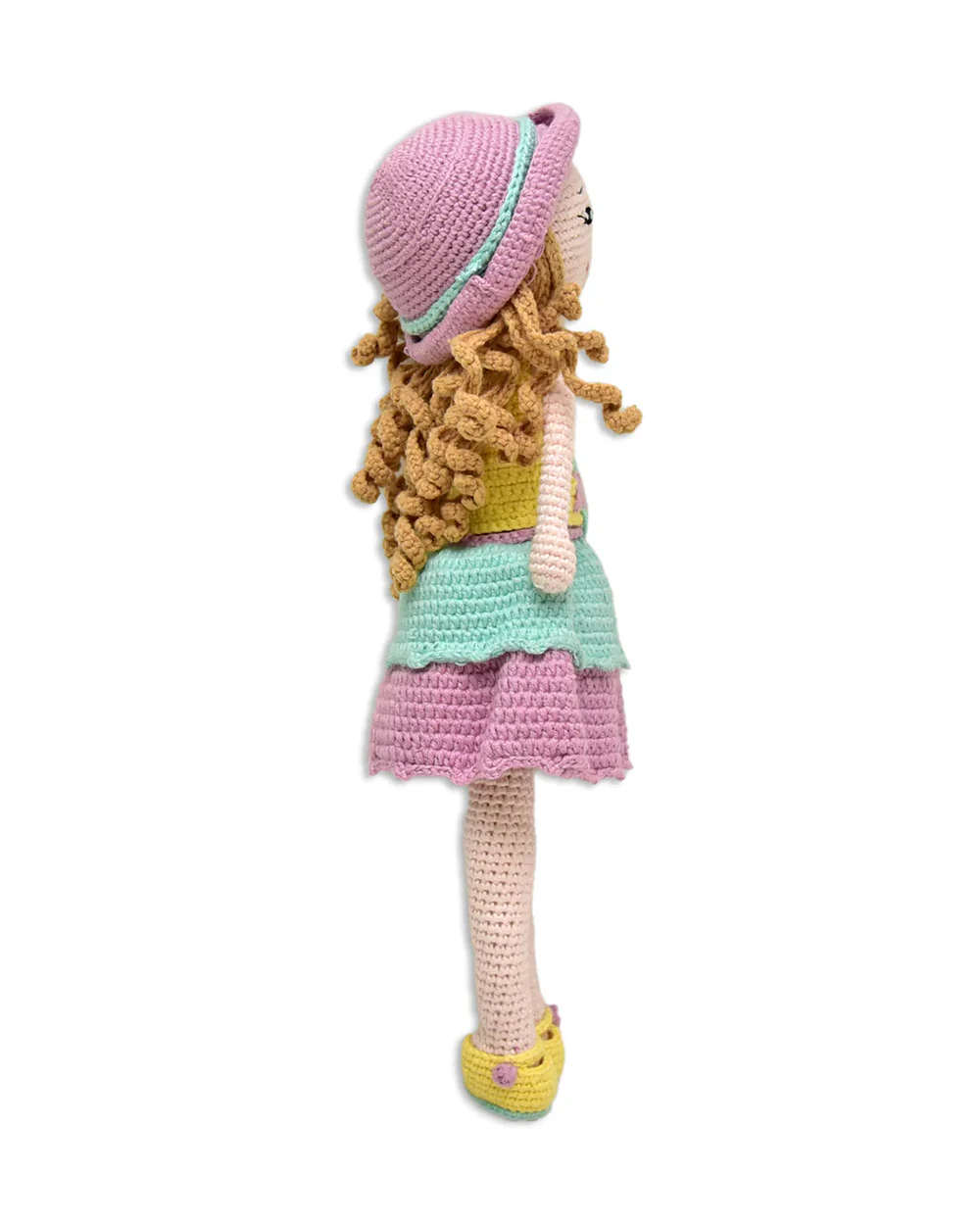 Happy Threads Cecilia Doll Soft Toy-Easily Washable-Plush Cuddly Toy For Newborn - Image 10