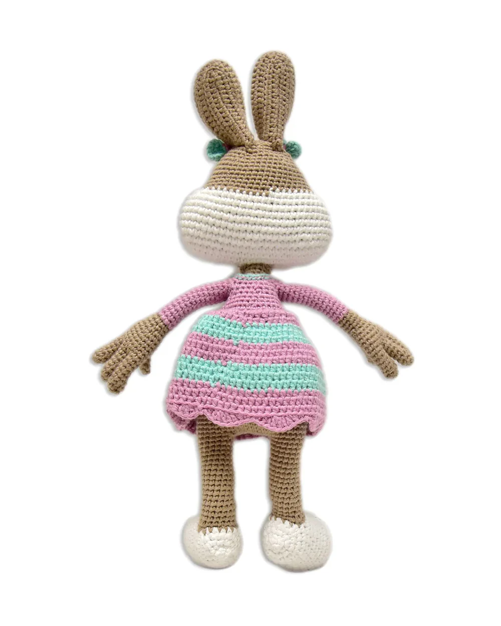 Happy Threads Jill Bunny Soft Toy-Easily Washable-Plush Cuddly Toy For Newborn - Image 3