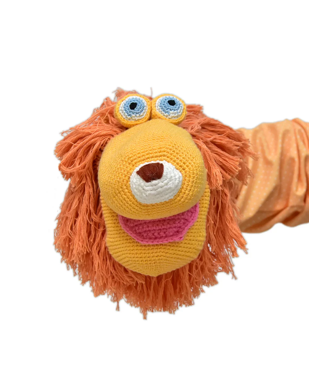 Happy Threads Leo The Lion Soft Toy-Handcrafted-Lightweight & Portable-3Y+ - Image 2