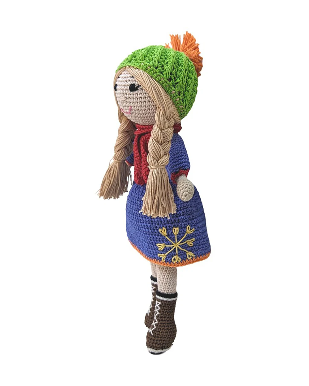 Happy Threads Shaylah Crochet Doll-Handcrafted-Easily Washable-6M+ - Image 2