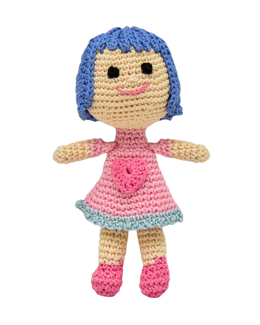 Happy Threads Super Cute Terrific Mini Crochet Doll-Handcrafted-Easily Washable-3M+