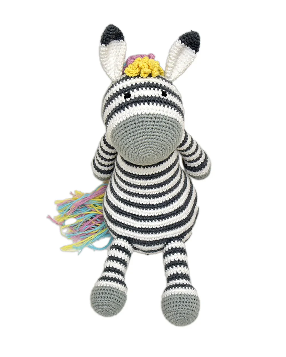 Happy Threads Ziggy Zebra Soft Toy-Easily Washable-Plush Cuddly Toy For Newborn - Image 2